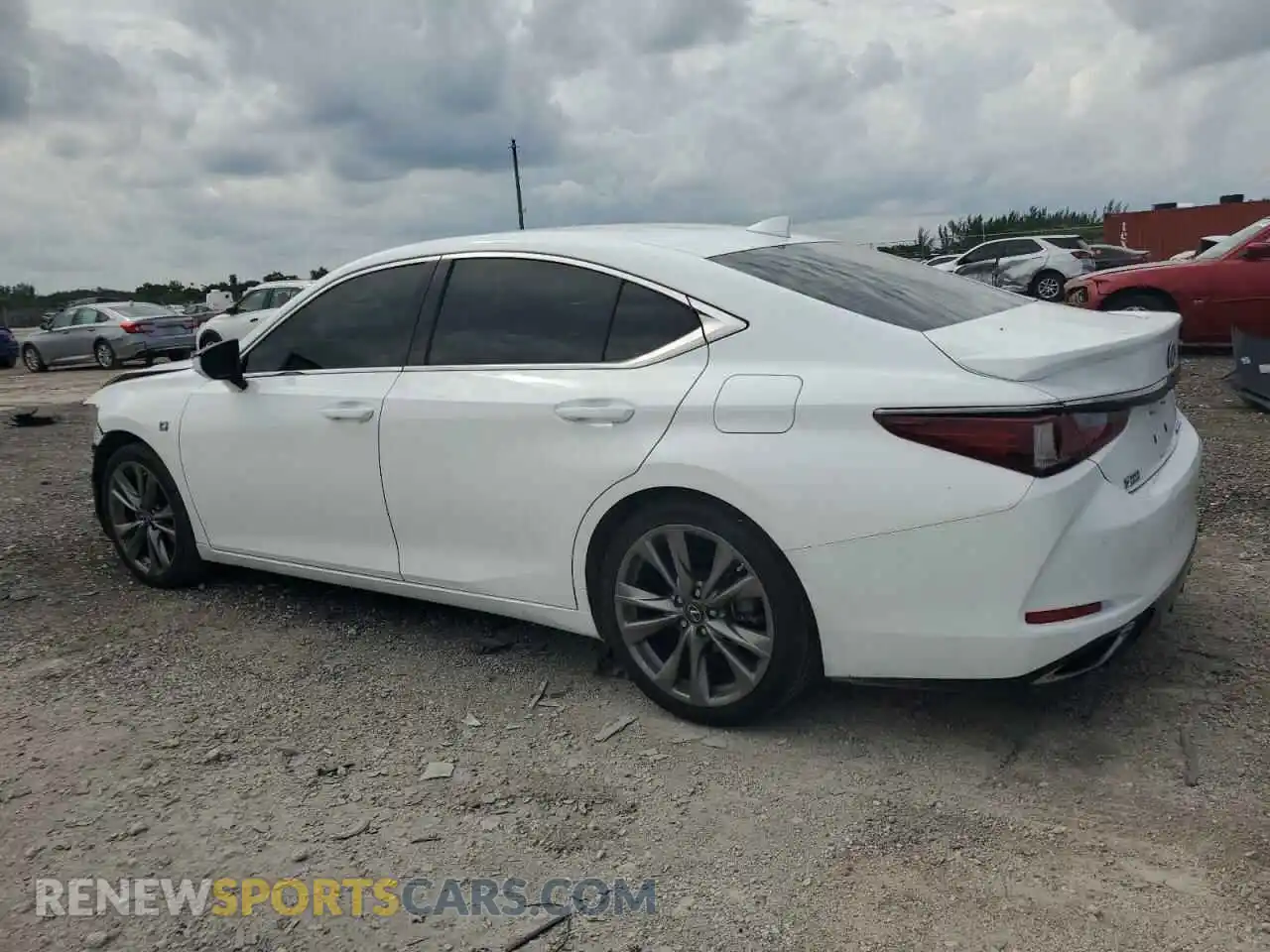2 Photograph of a damaged car 58AGZ1B14LU059196 LEXUS ES 350 F S 2020