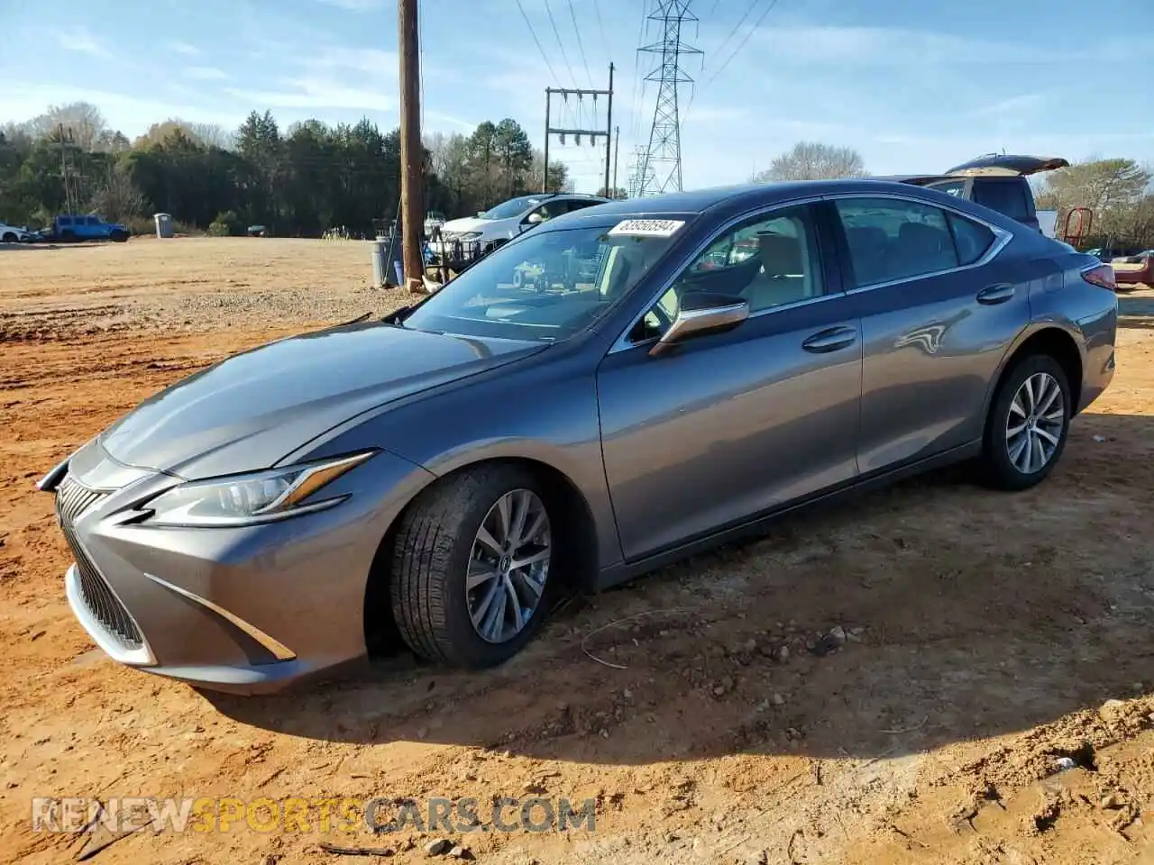 1 Photograph of a damaged car 58AD11D11MU004407 LEXUS ES250 2021