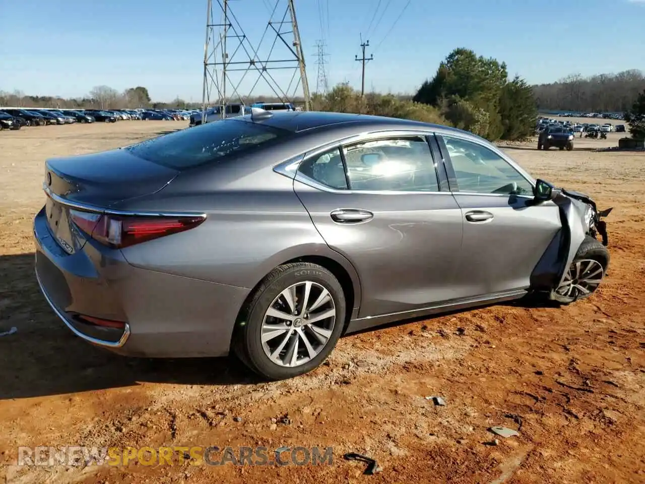 3 Photograph of a damaged car 58AD11D11MU004407 LEXUS ES250 2021