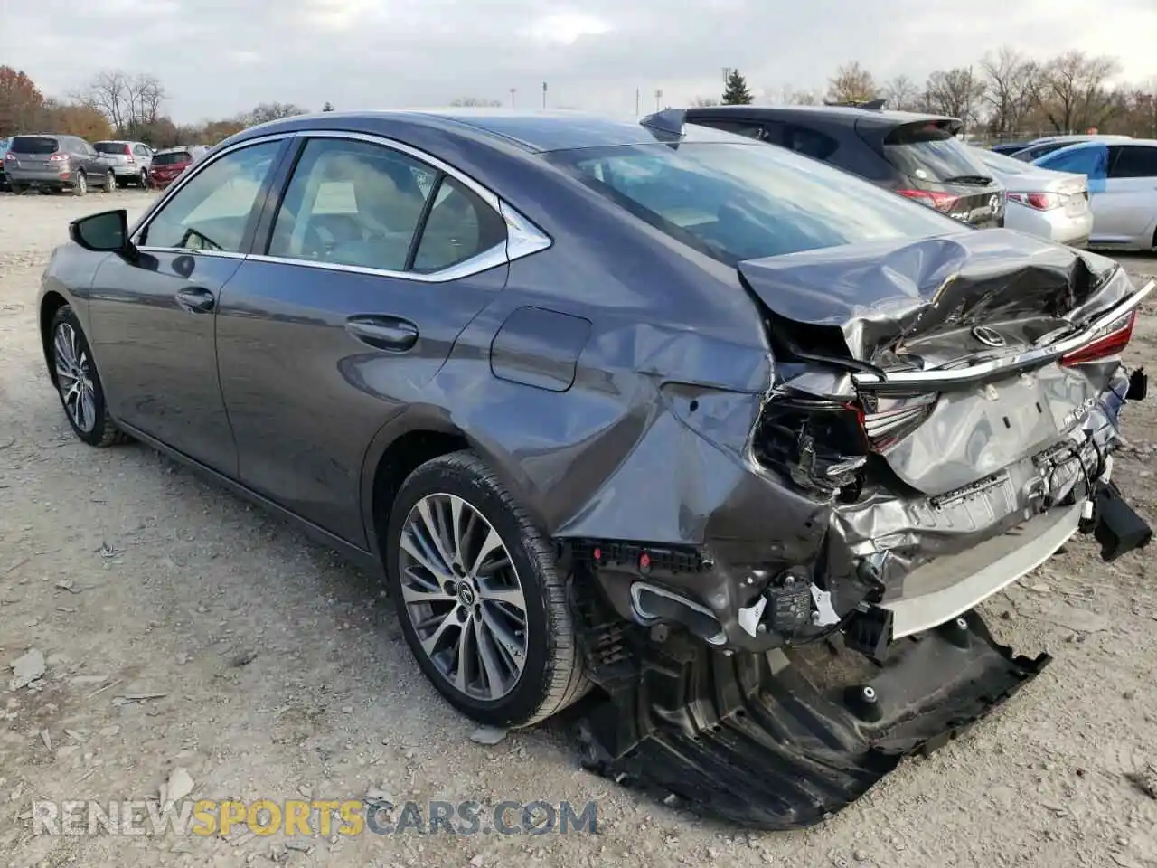 3 Photograph of a damaged car 58AD11D12MU001466 LEXUS ES250 2021
