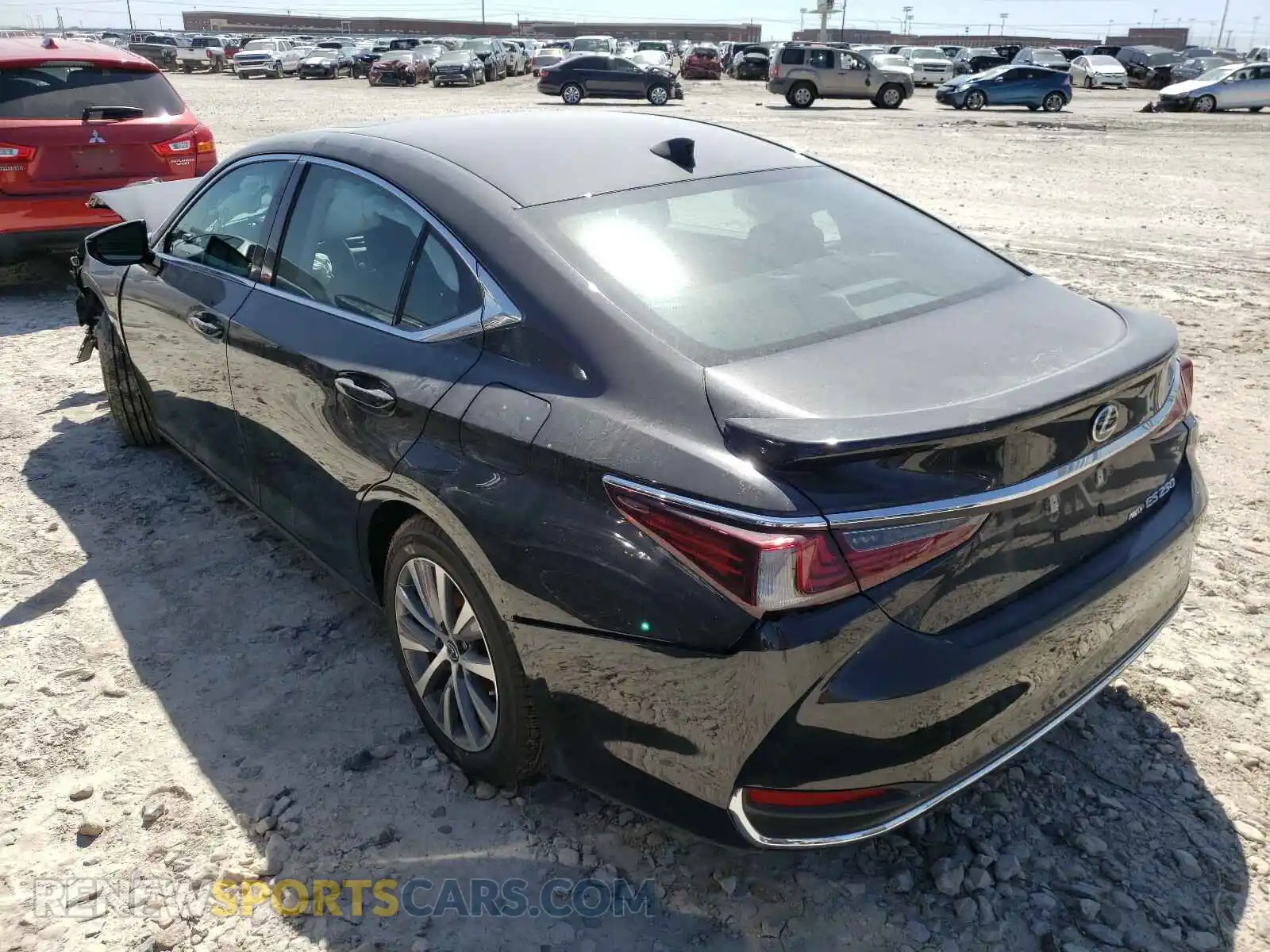 3 Photograph of a damaged car 58AD11D12MU003282 LEXUS ES250 2021