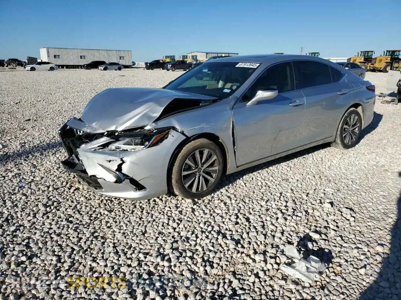 1 Photograph of a damaged car 58AD11D14MU002358 LEXUS ES250 2021