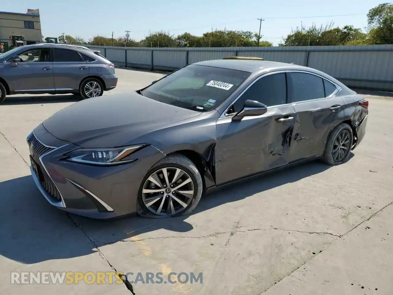 1 Photograph of a damaged car 58AD11D14MU003266 LEXUS ES250 2021