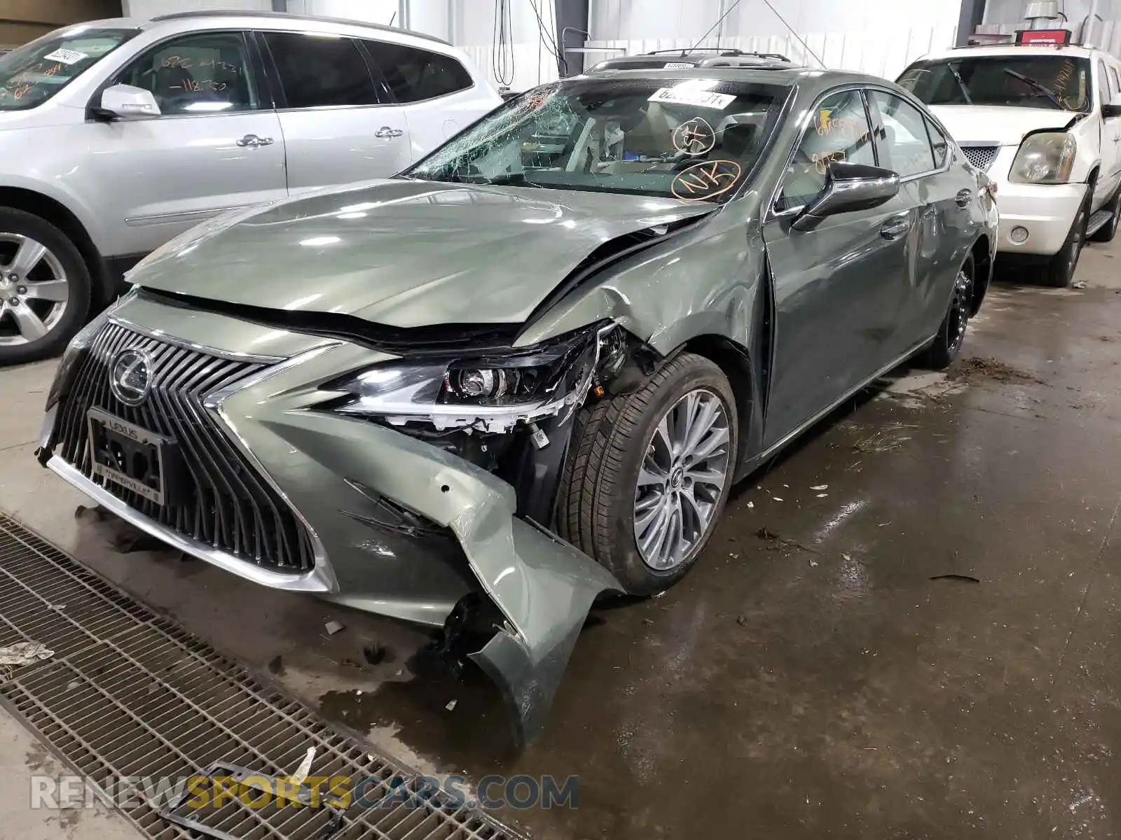 2 Photograph of a damaged car 58AD11D17MU003780 LEXUS ES250 2021