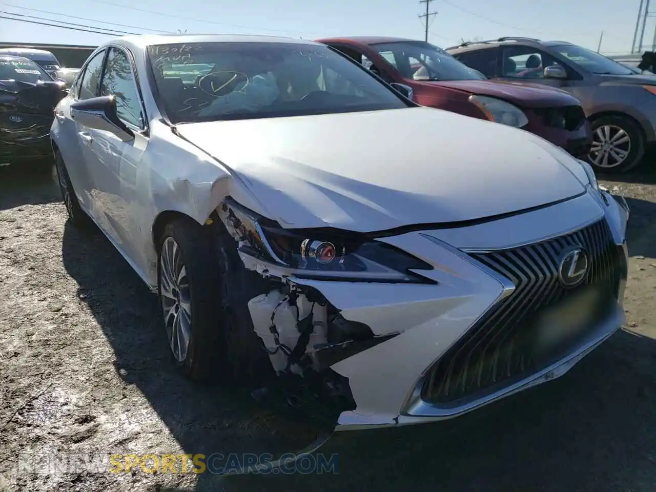 1 Photograph of a damaged car 58AD11D17MU005352 LEXUS ES250 2021