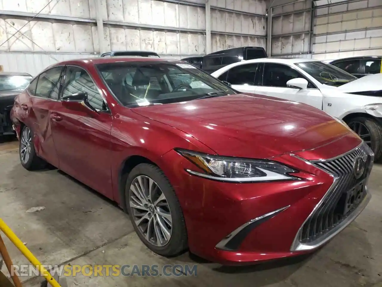 1 Photograph of a damaged car 58AD11D1XMU002171 LEXUS ES250 2021