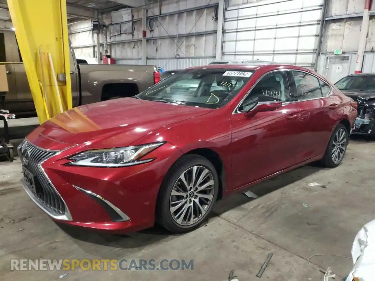 2 Photograph of a damaged car 58AD11D1XMU002171 LEXUS ES250 2021