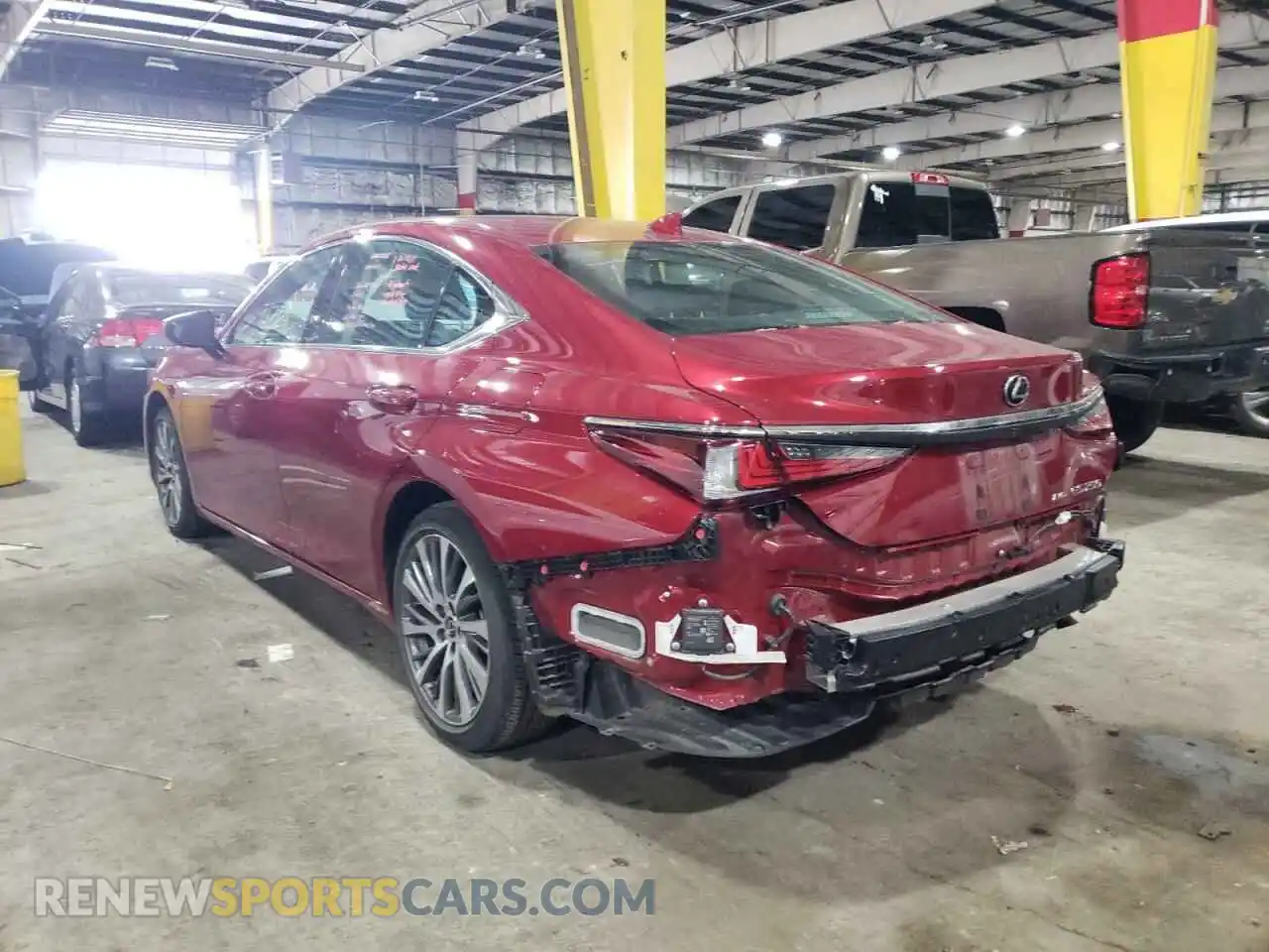 3 Photograph of a damaged car 58AD11D1XMU002171 LEXUS ES250 2021
