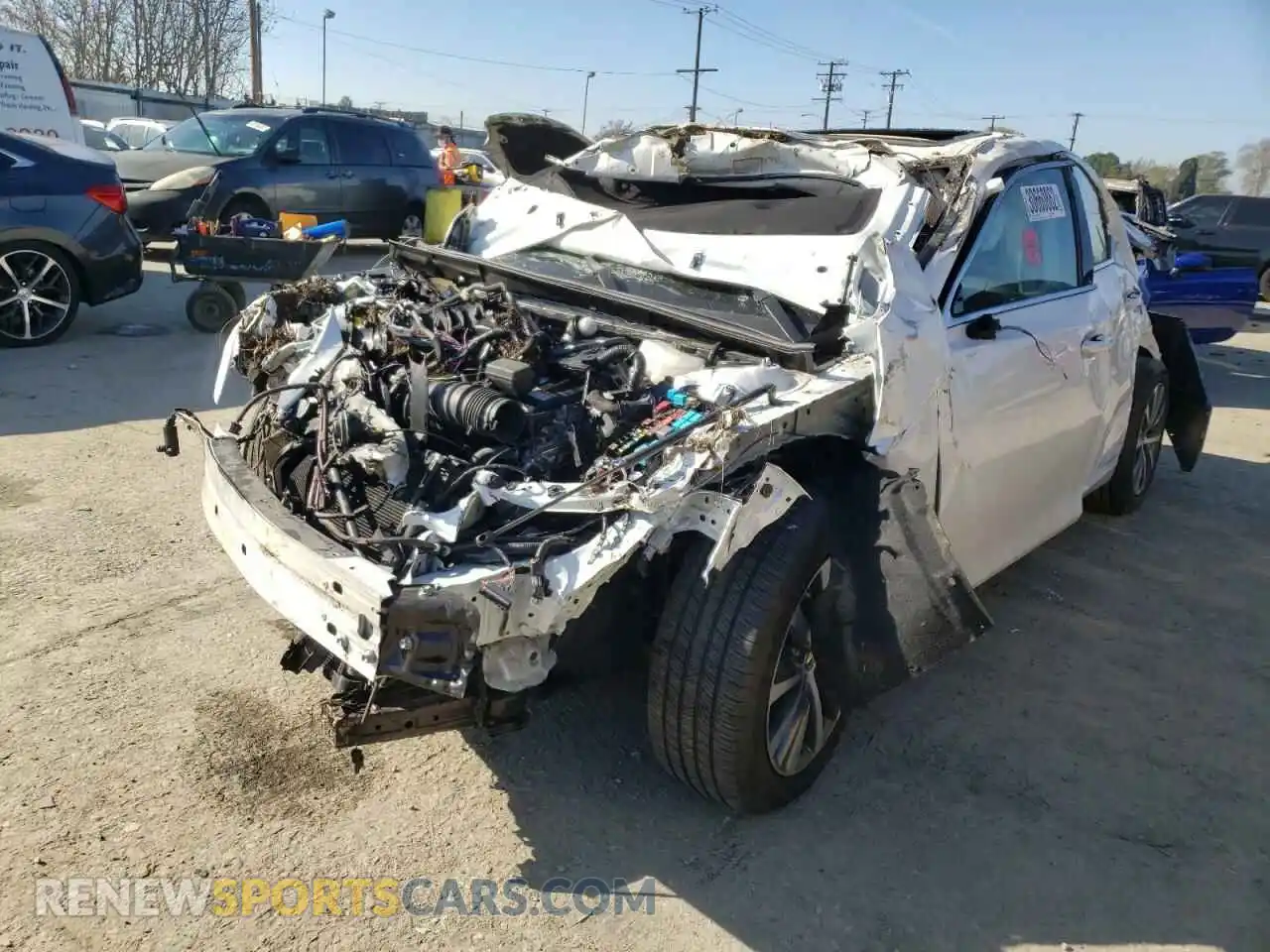 2 Photograph of a damaged car 58AB21B16KU002222 LEXUS ES300 2019