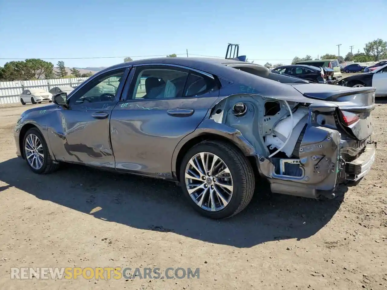 2 Photograph of a damaged car JTHB21B10K2040017 LEXUS ES300 2019