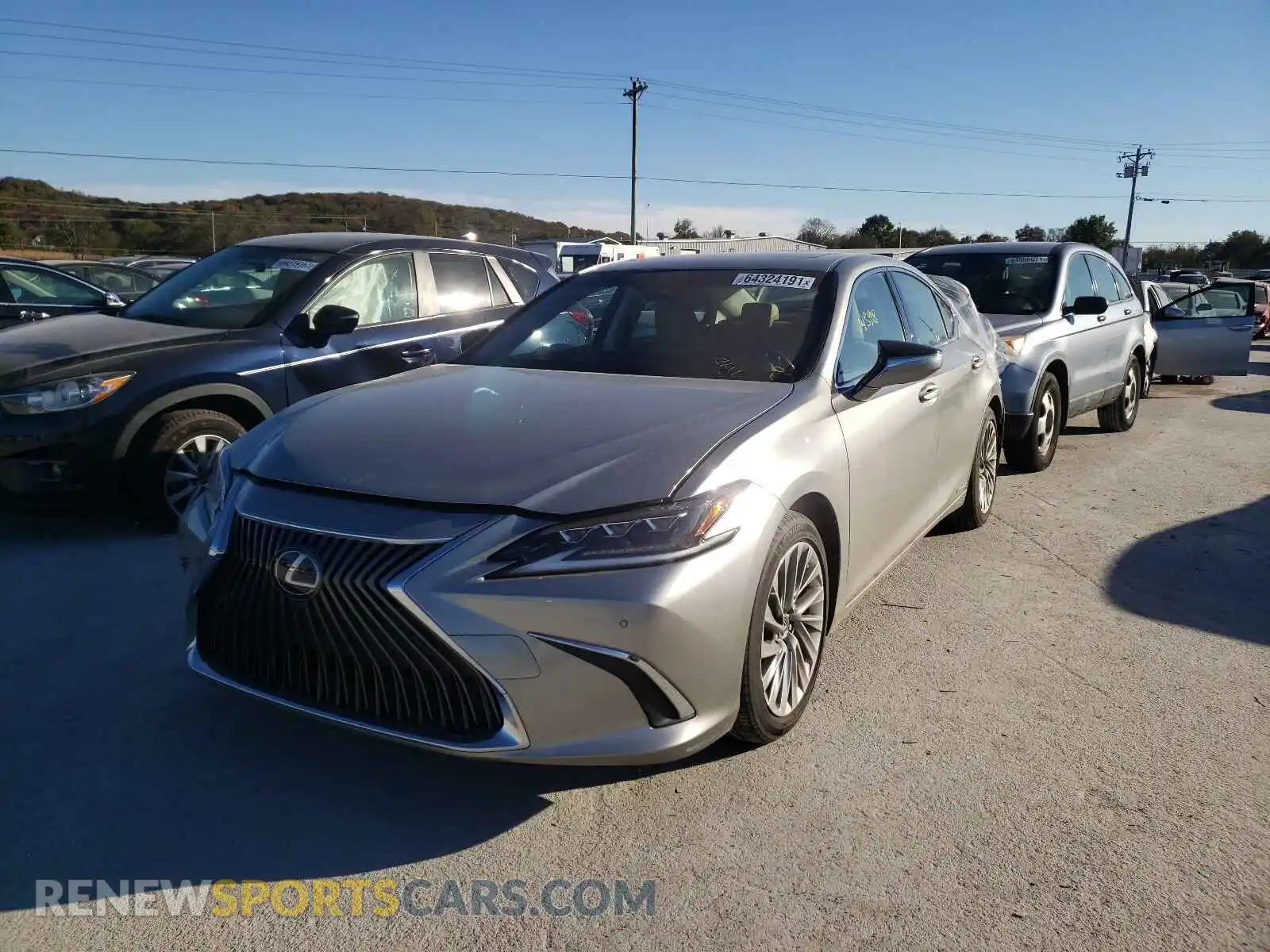 2 Photograph of a damaged car JTHB21B14K2002600 LEXUS ES300 2019
