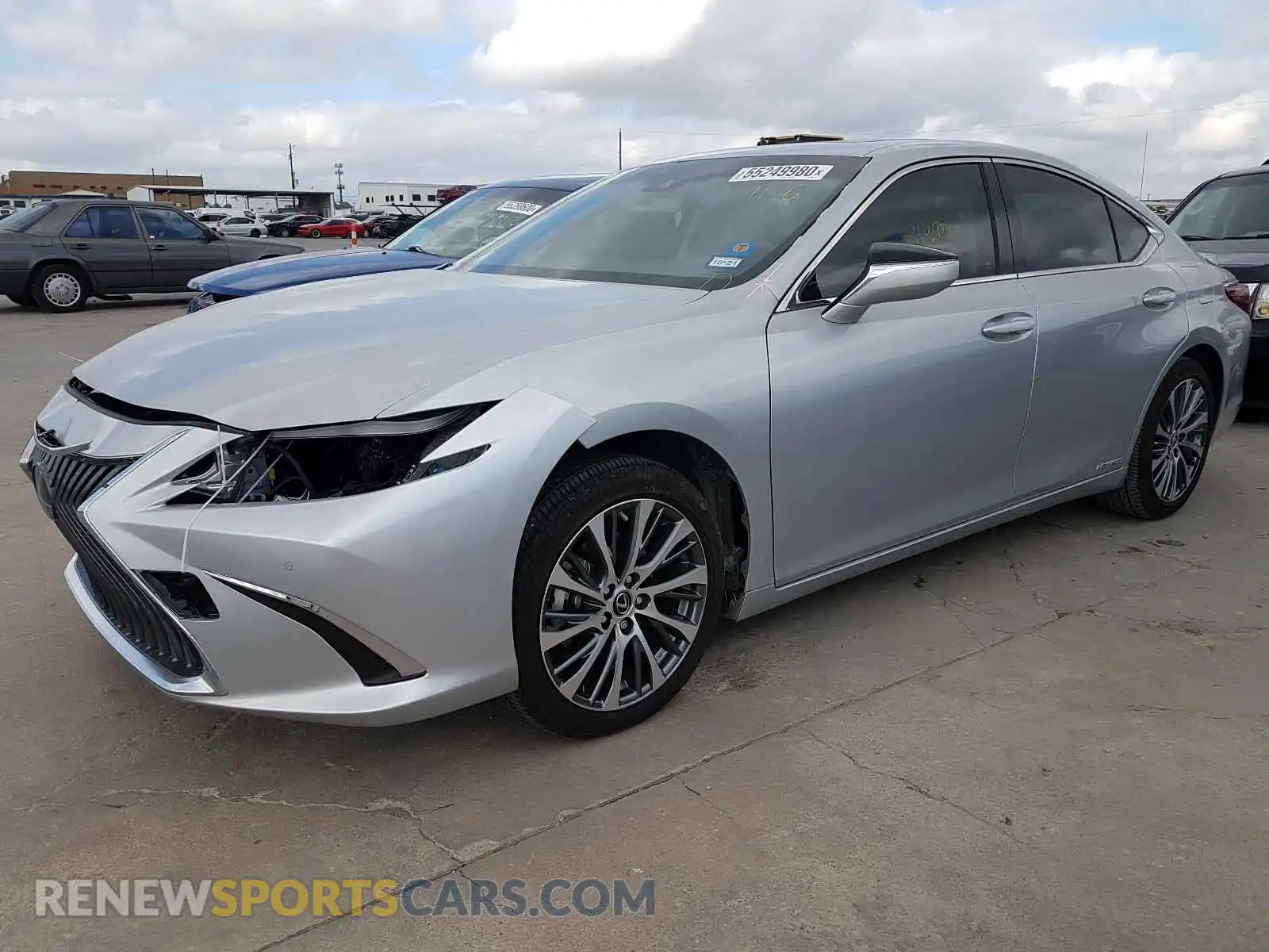 2 Photograph of a damaged car JTHB21B16K2006745 LEXUS ES300 2019