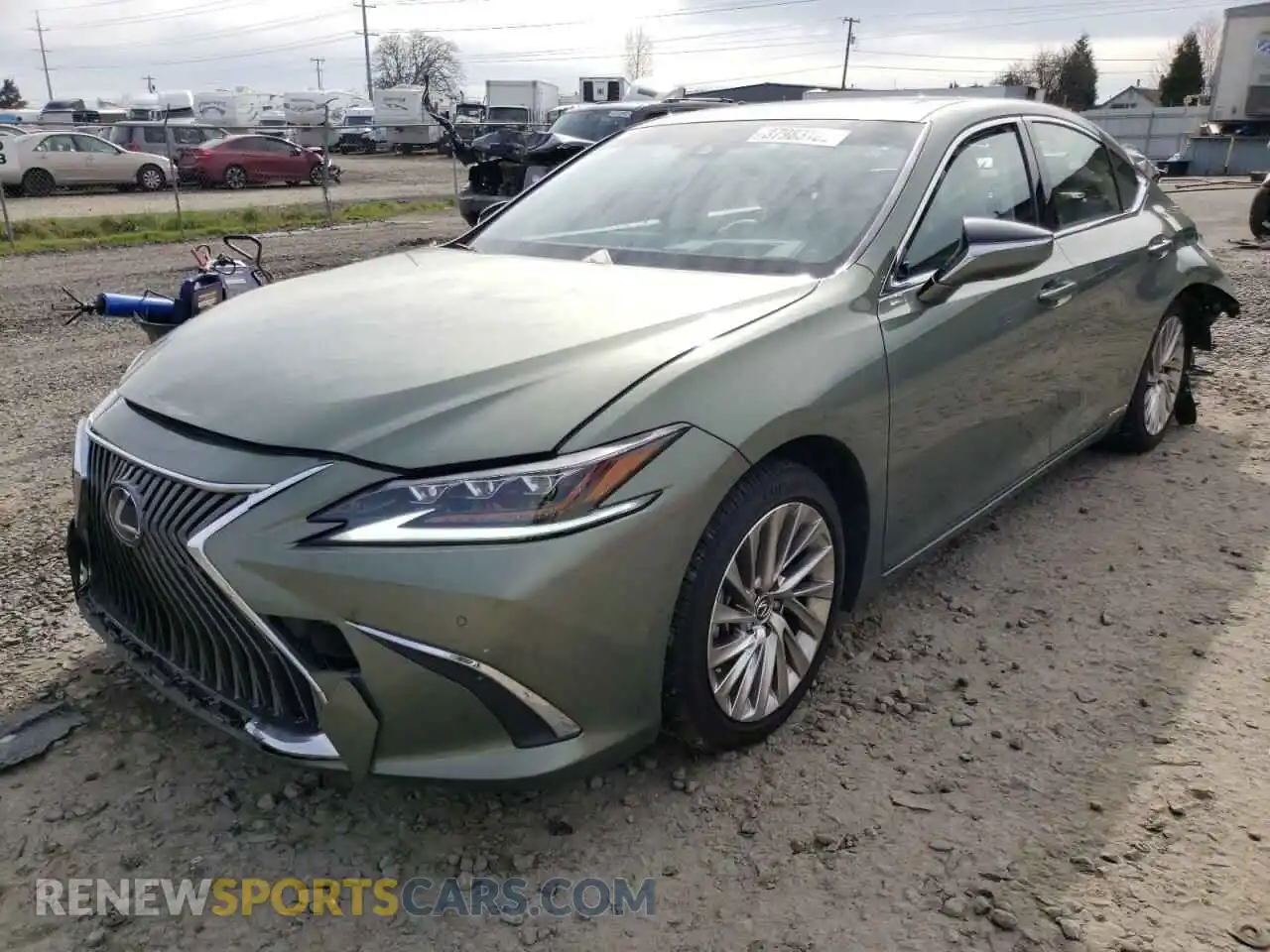 2 Photograph of a damaged car JTHB21B16K2021780 LEXUS ES300 2019