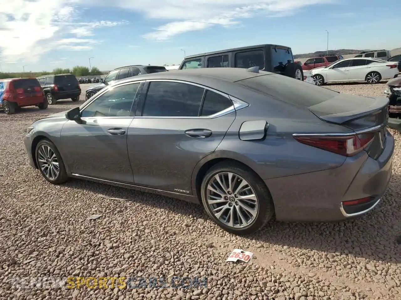 2 Photograph of a damaged car 58AD21B10LU007233 LEXUS ES300 2020
