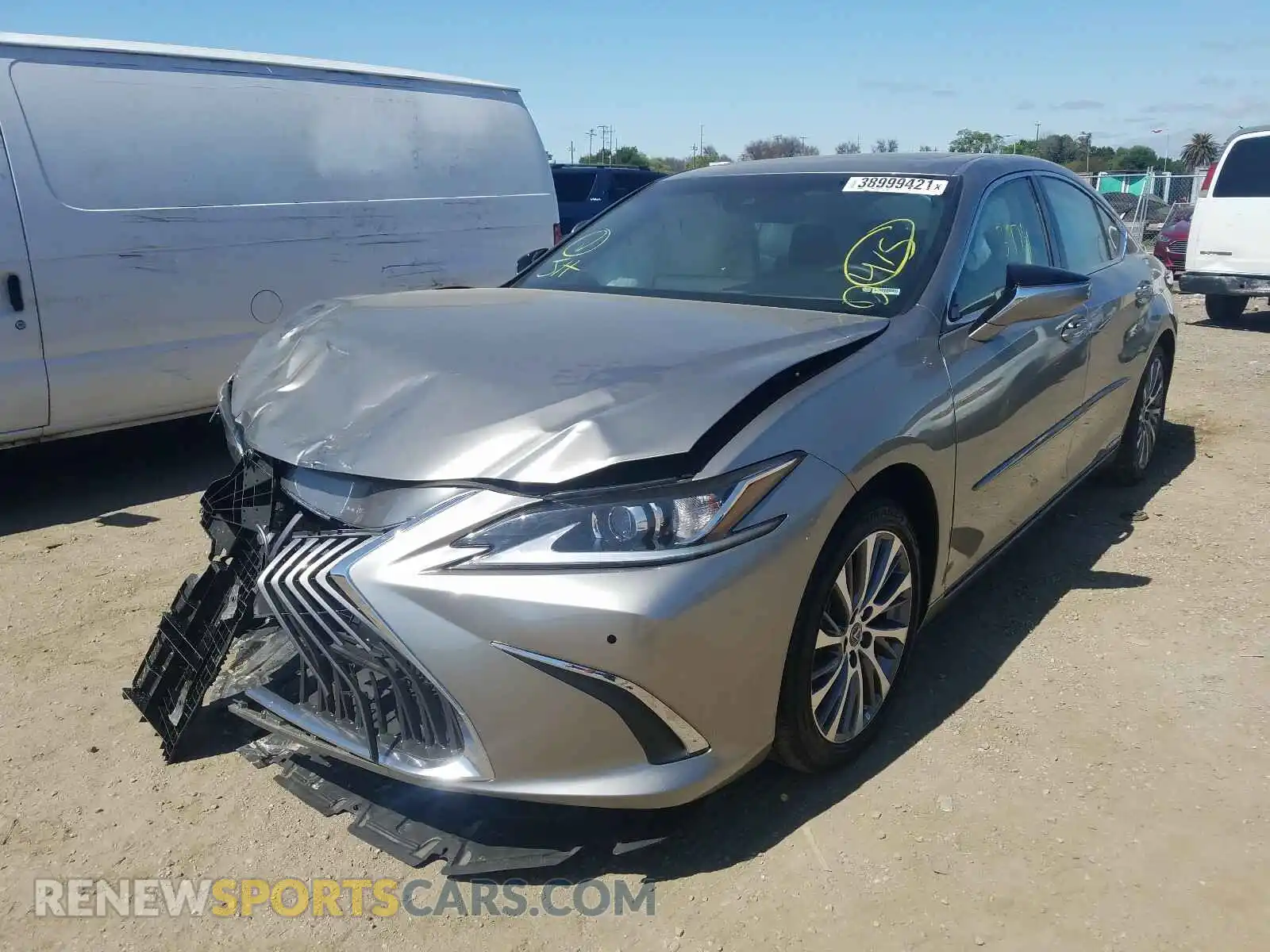 2 Photograph of a damaged car 58AD21B14LU008434 LEXUS ES300 2020