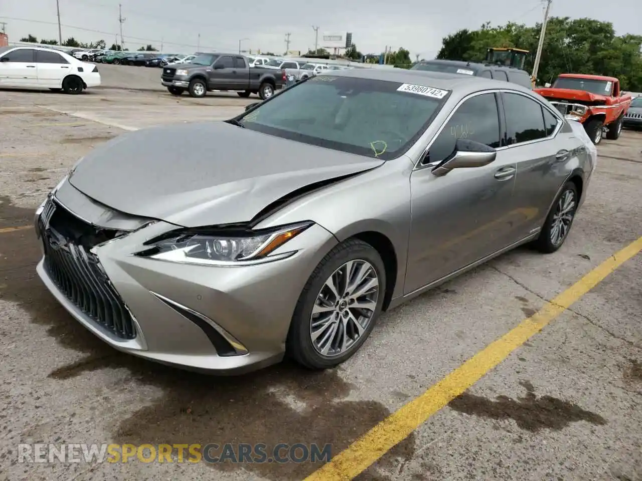 2 Фотография поврежденного автомобиля 58AD21B16LU005454 LEXUS ES300 2020