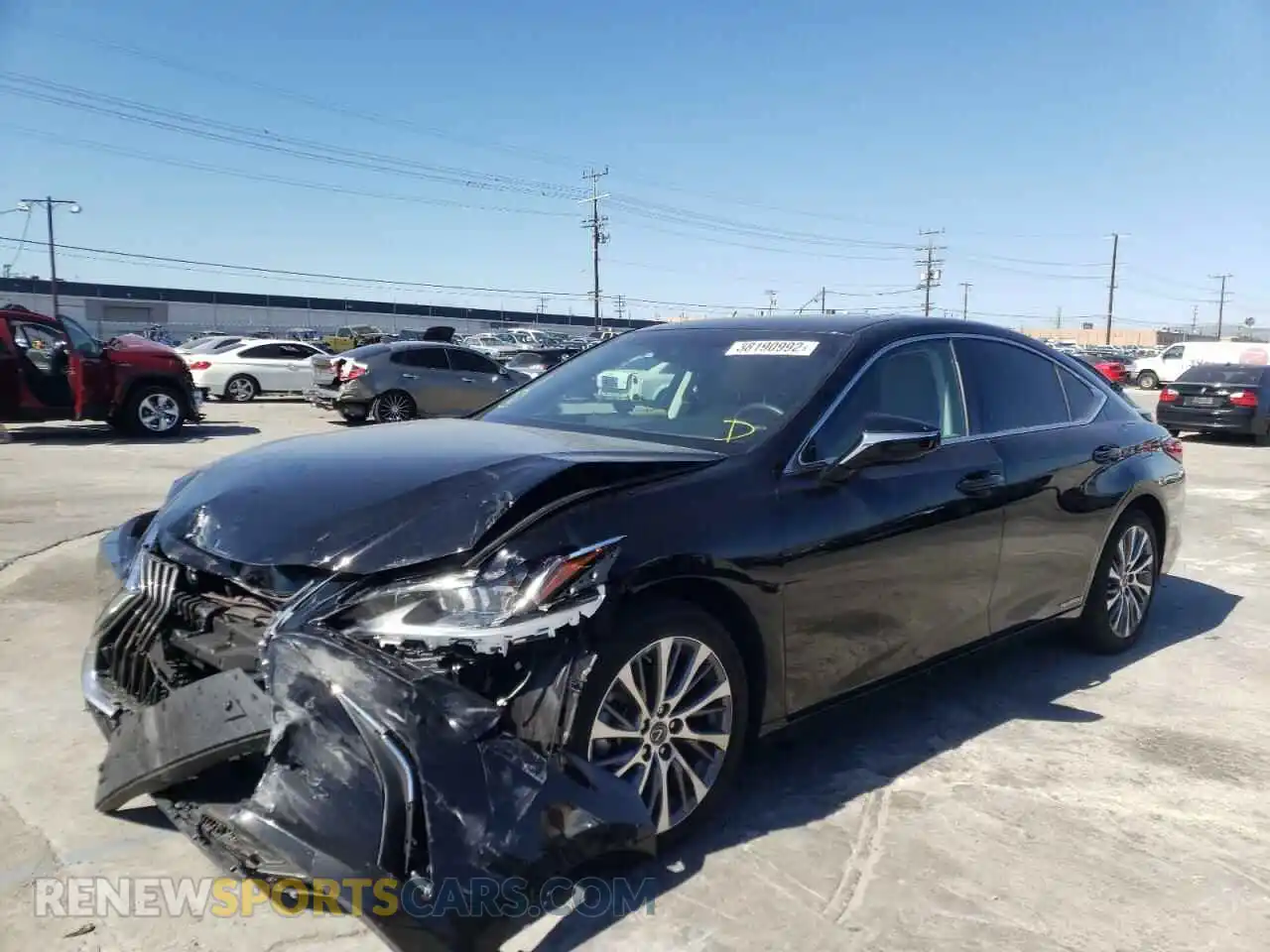 2 Photograph of a damaged car 58AD21B16LU008824 LEXUS ES300 2020