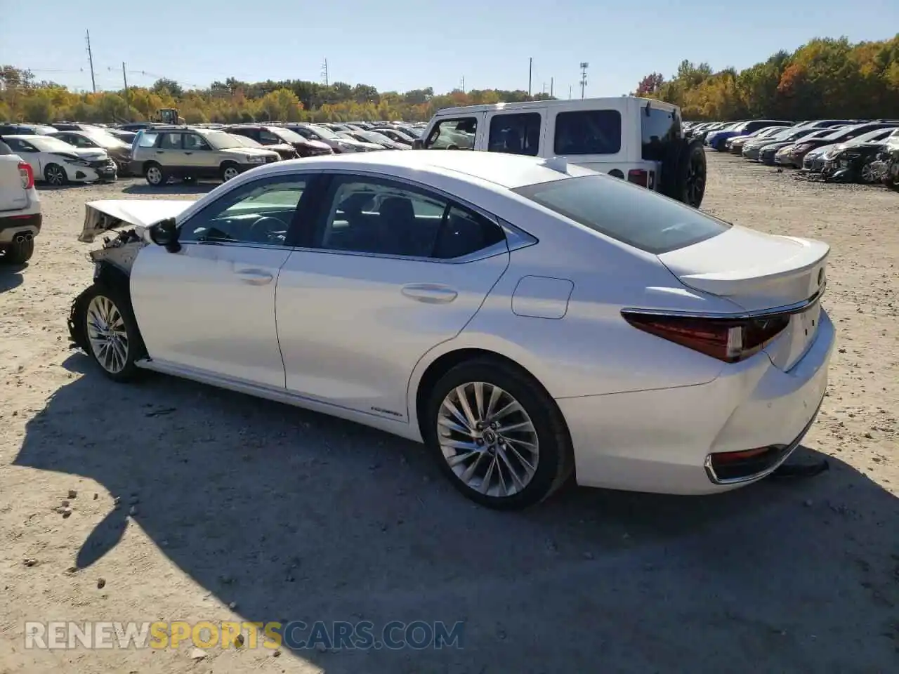 2 fotografías del automóvil dañado 58AE21B19LU004836 LEXUS ES300 2020