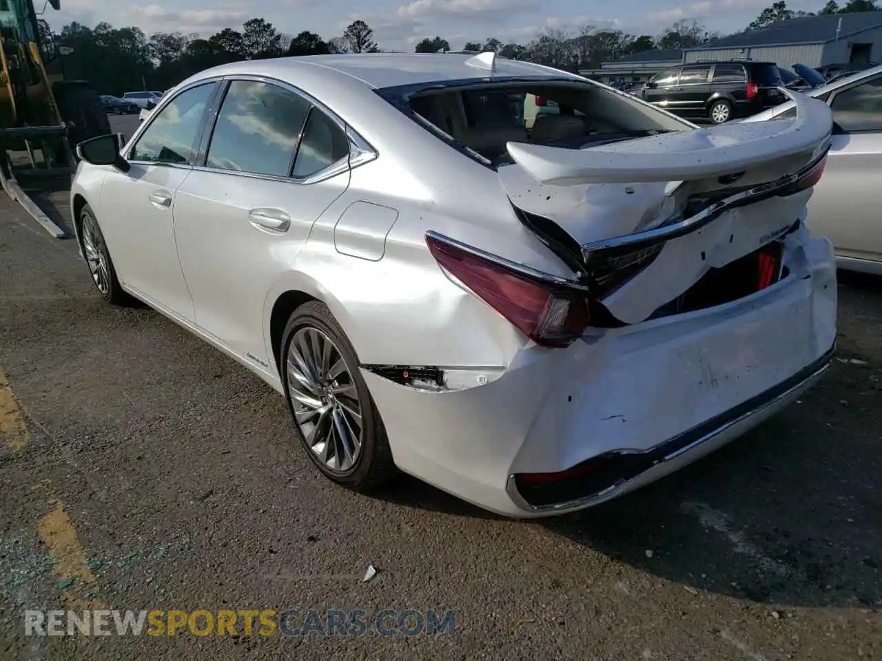 3 fotografías del automóvil dañado 58AF21B19LU010902 LEXUS ES300 2020