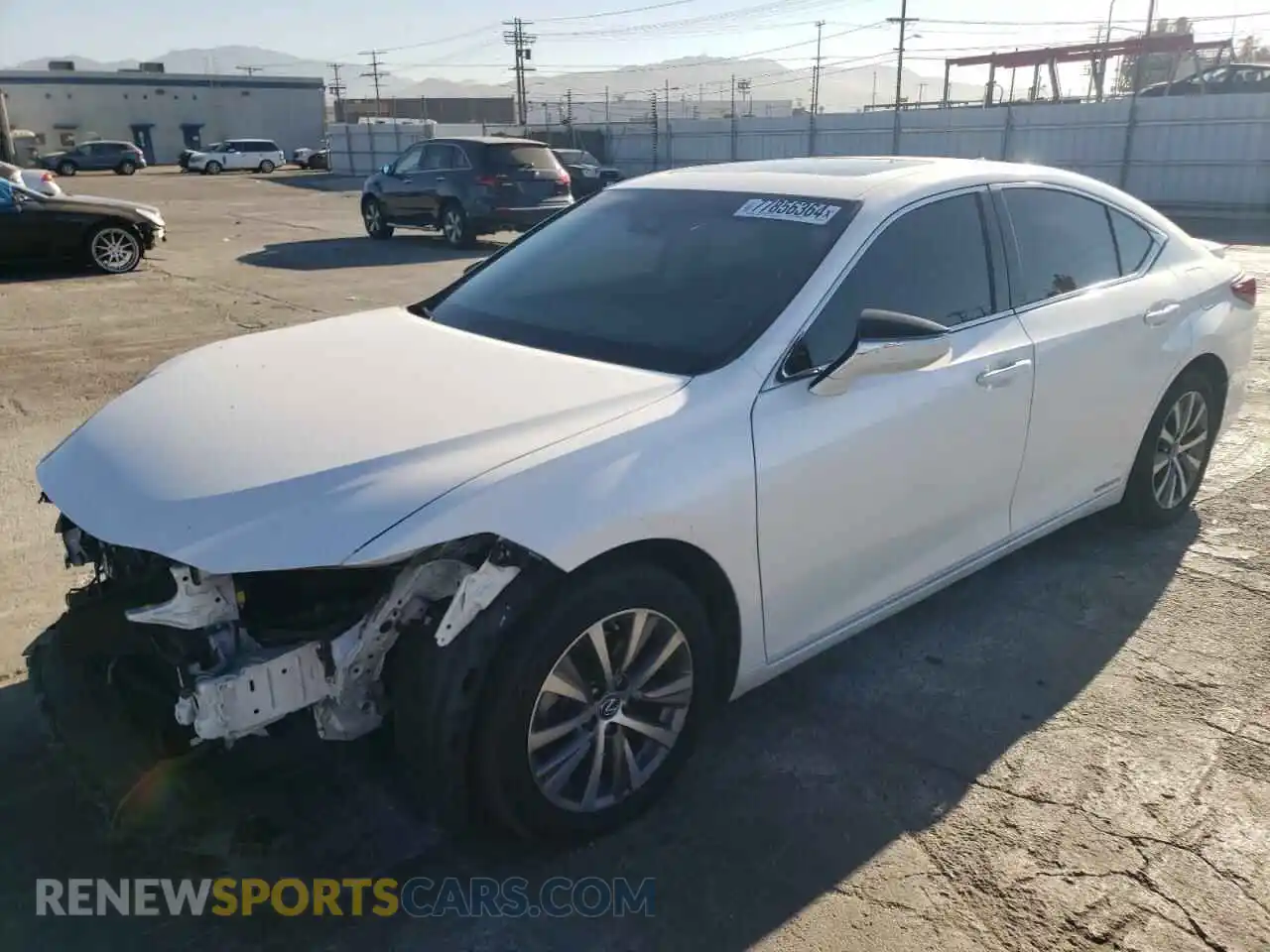 1 Photograph of a damaged car 58ACA1C18MU005048 LEXUS ES300 2021