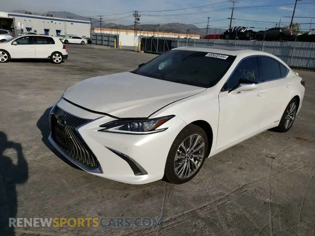 2 Photograph of a damaged car 58ADA1C14MU002586 LEXUS ES300 2021