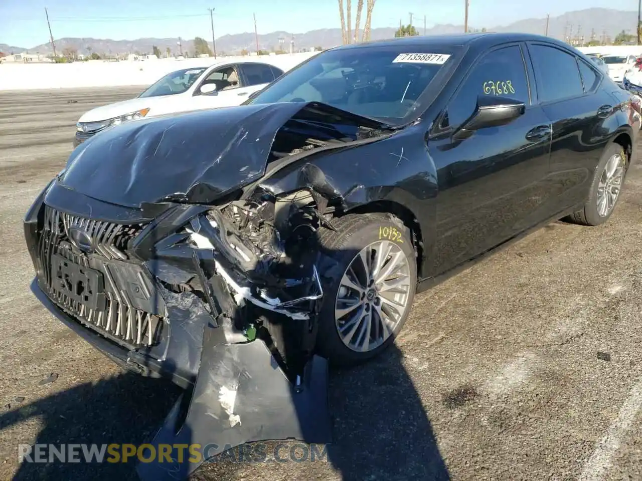 2 Photograph of a damaged car 58ADA1C15MU002483 LEXUS ES300 2021