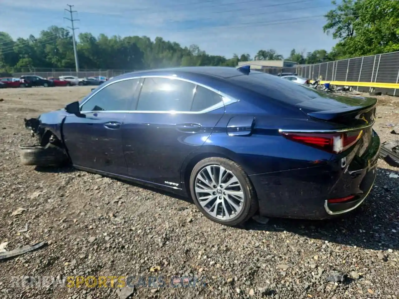 2 fotografías del automóvil dañado 58ADA1C1XMU001541 LEXUS ES300 2021