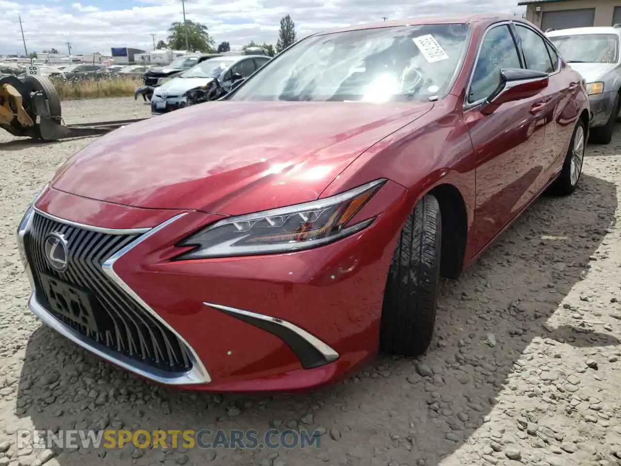 2 Photograph of a damaged car 58AEA1C11MU005692 LEXUS ES300 2021