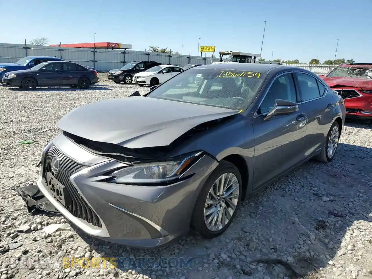1 Photograph of a damaged car 58AEA1C11MU008141 LEXUS ES300 2021