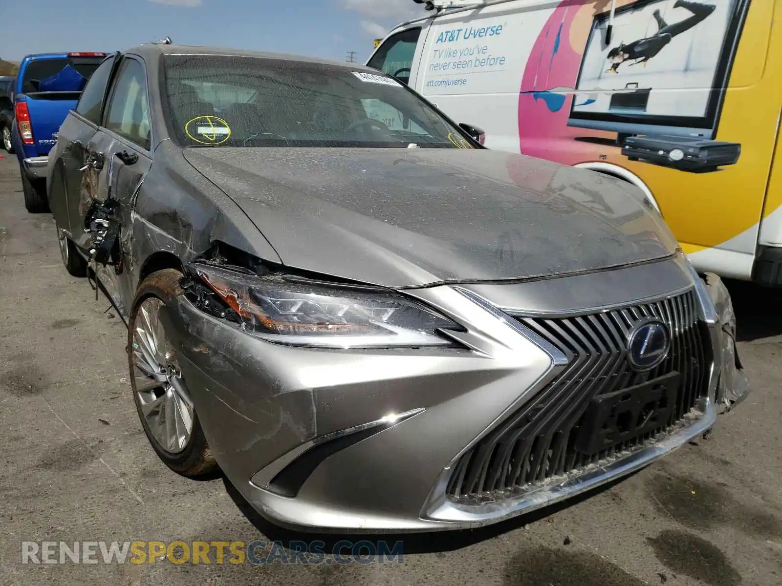 1 Photograph of a damaged car 58AFA1C19MU003435 LEXUS ES300 2021