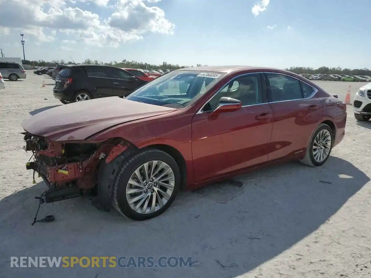 1 Photograph of a damaged car 58AFA1C1XMU007672 LEXUS ES300 2021