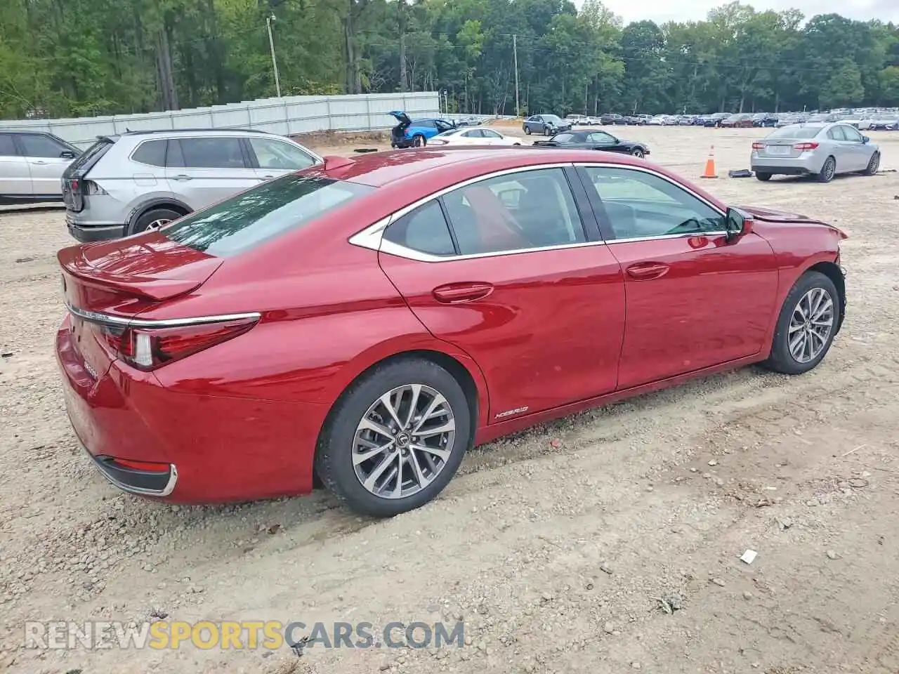 3 fotografías del automóvil dañado 58ADA1C15NU024646 LEXUS ES300 2022