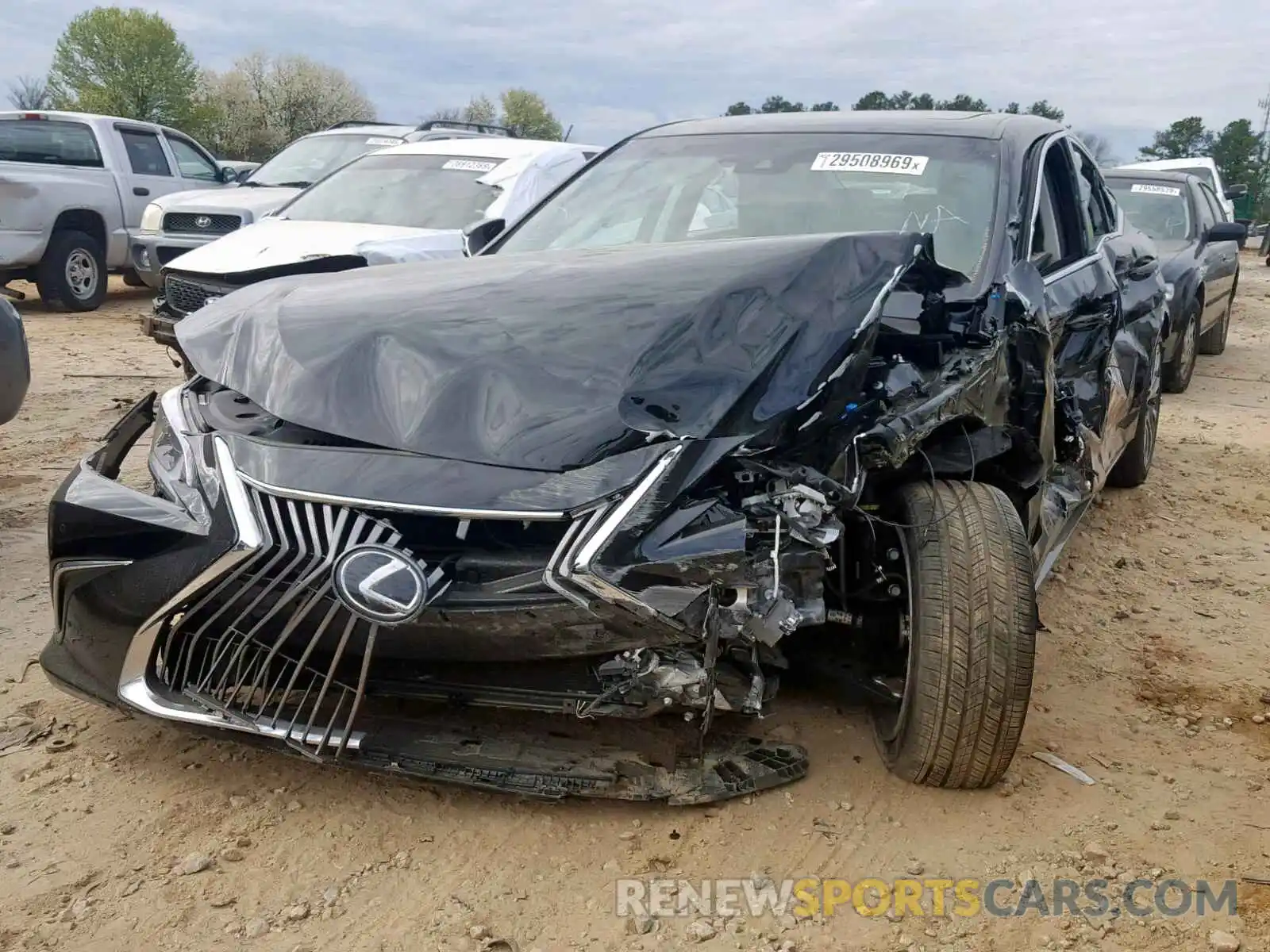 2 Photograph of a damaged car 58ABZ1B10KU009582 LEXUS ES350 2019