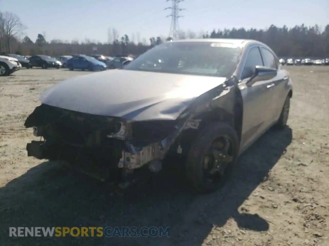 2 fotografías del automóvil dañado 58ABZ1B10KU014121 LEXUS ES350 2019