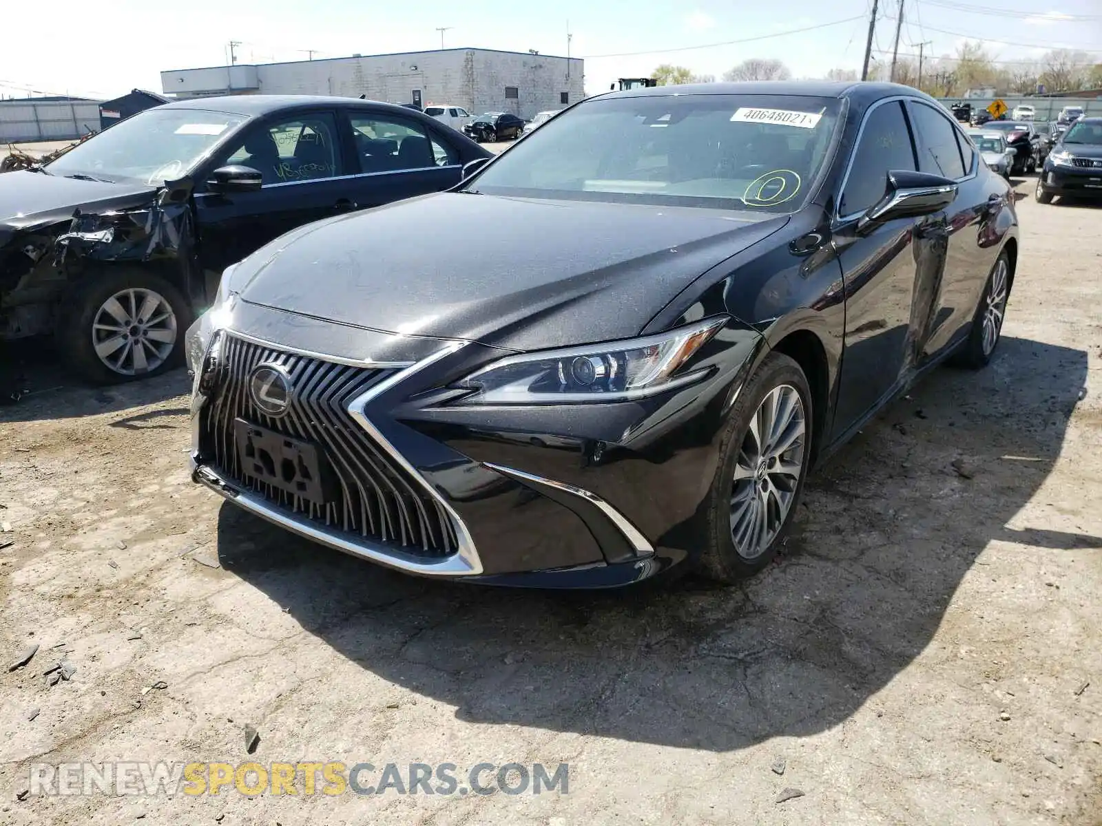 2 Photograph of a damaged car 58ABZ1B11KU008439 LEXUS ES350 2019