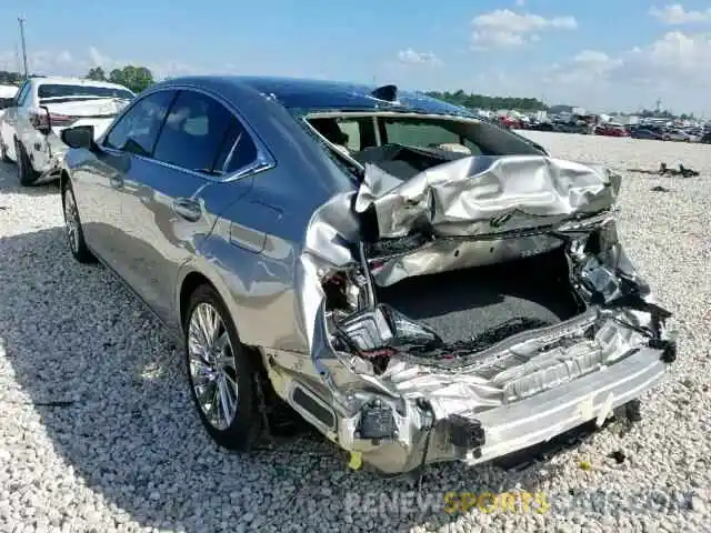 3 Photograph of a damaged car 58ABZ1B11KU014774 LEXUS ES350 2019