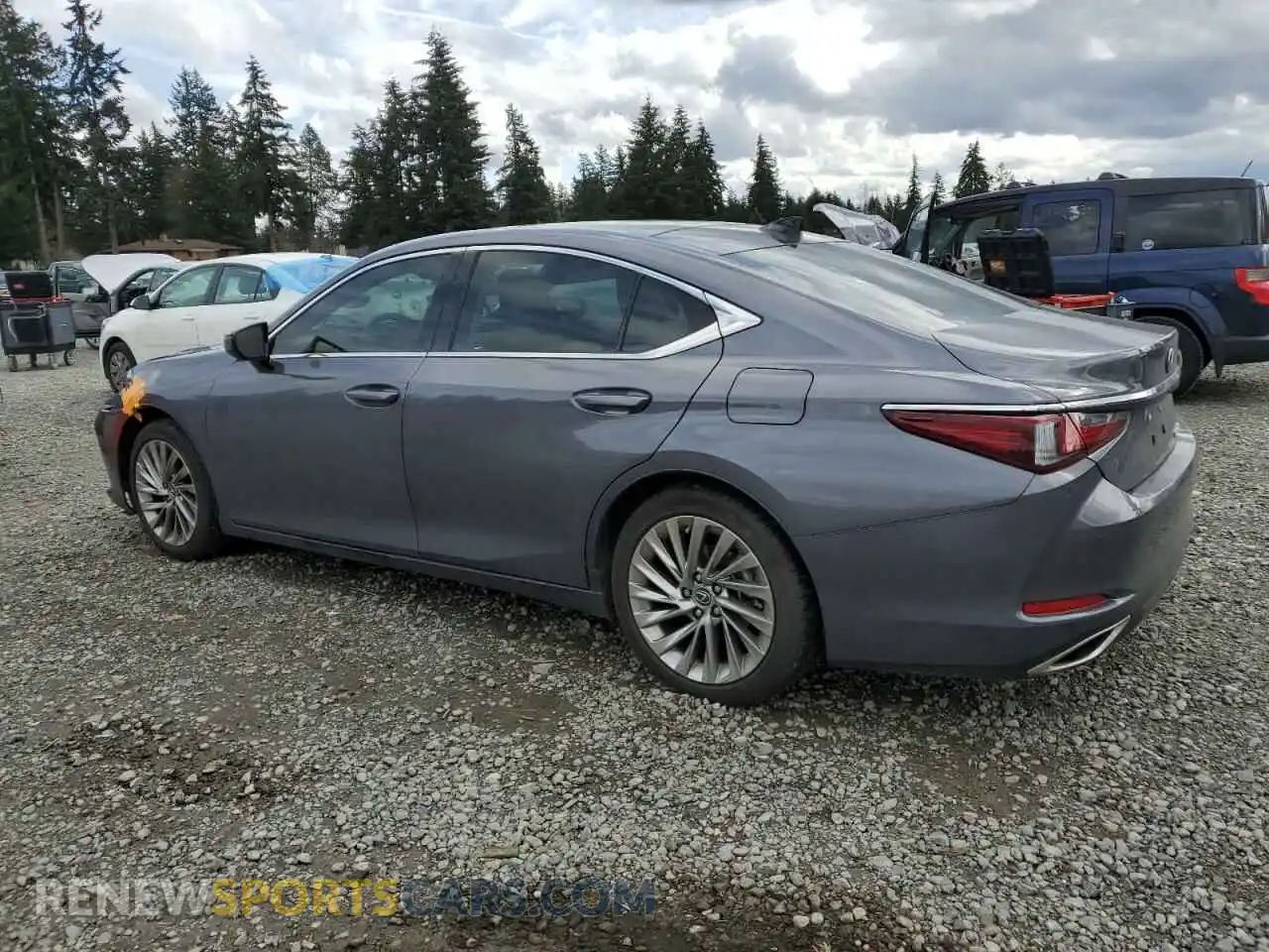 2 Photograph of a damaged car 58ABZ1B12KU014055 LEXUS ES350 2019