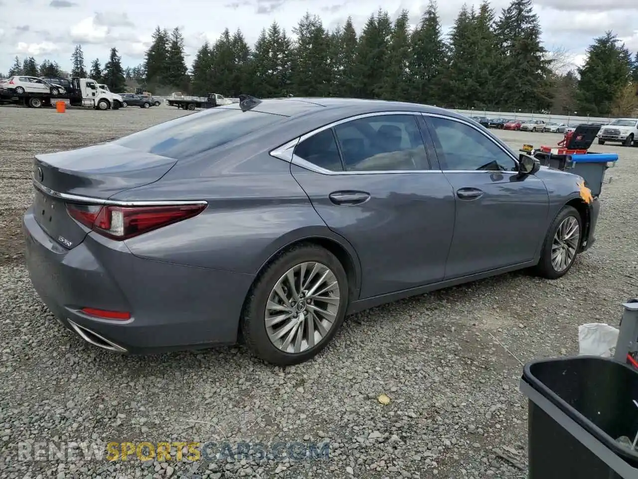 3 Photograph of a damaged car 58ABZ1B12KU014055 LEXUS ES350 2019