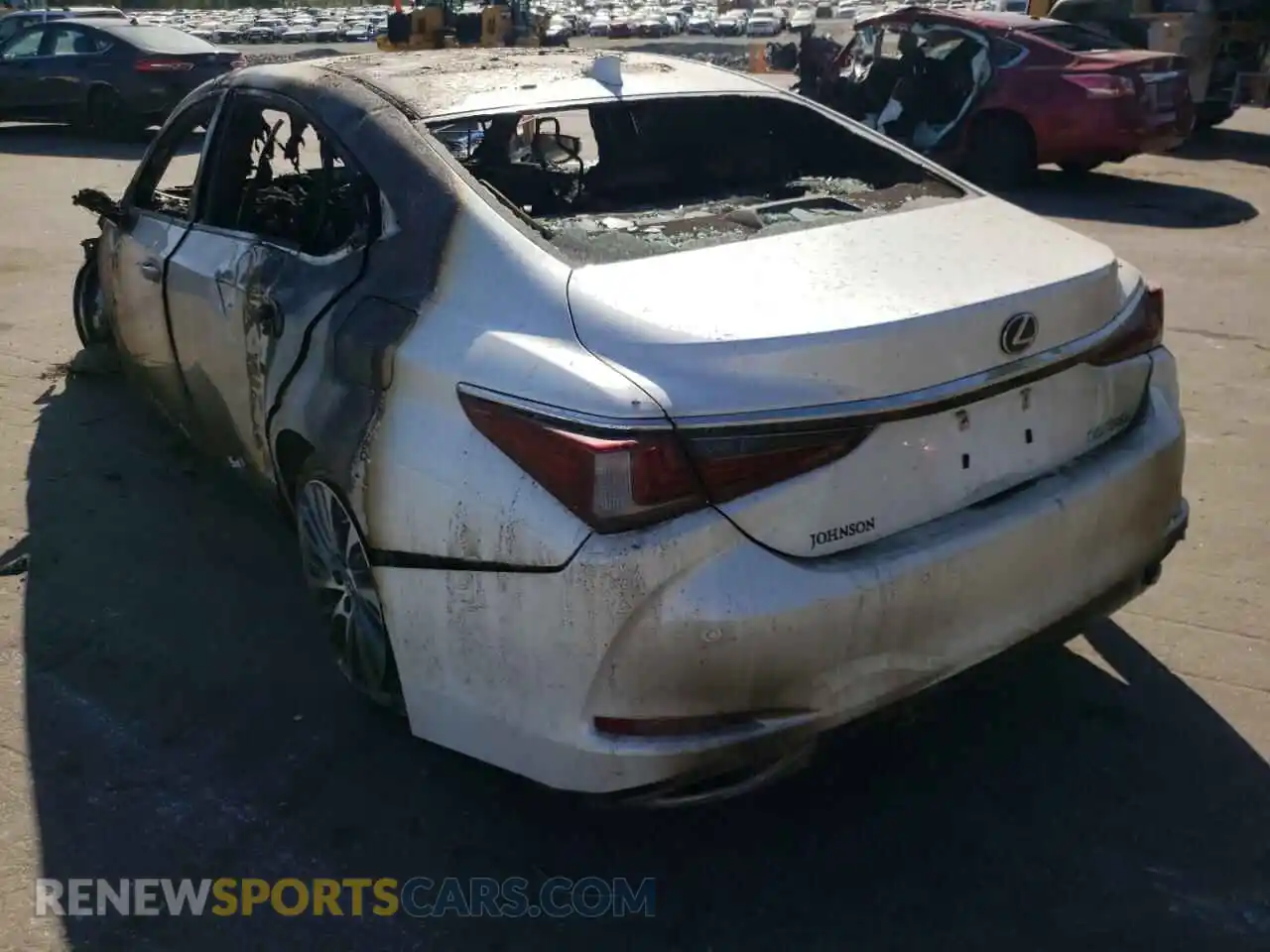 3 Photograph of a damaged car 58ABZ1B12KU014444 LEXUS ES350 2019