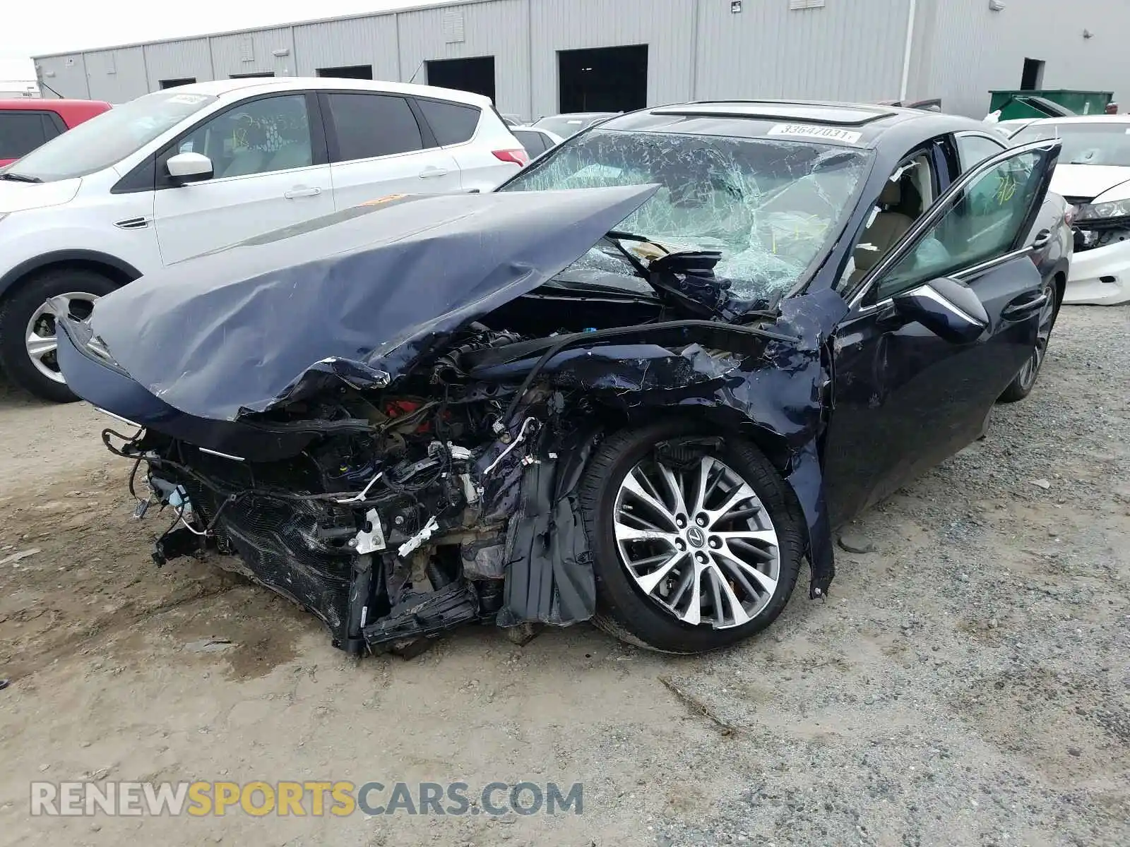 2 Photograph of a damaged car 58ABZ1B12KU022849 LEXUS ES350 2019