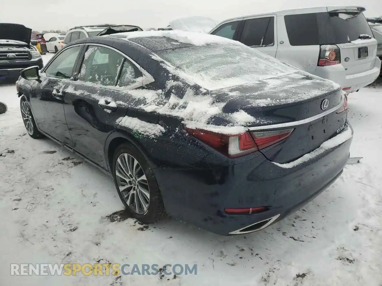 2 fotografías del automóvil dañado 58ABZ1B13KU046707 LEXUS ES350 2019