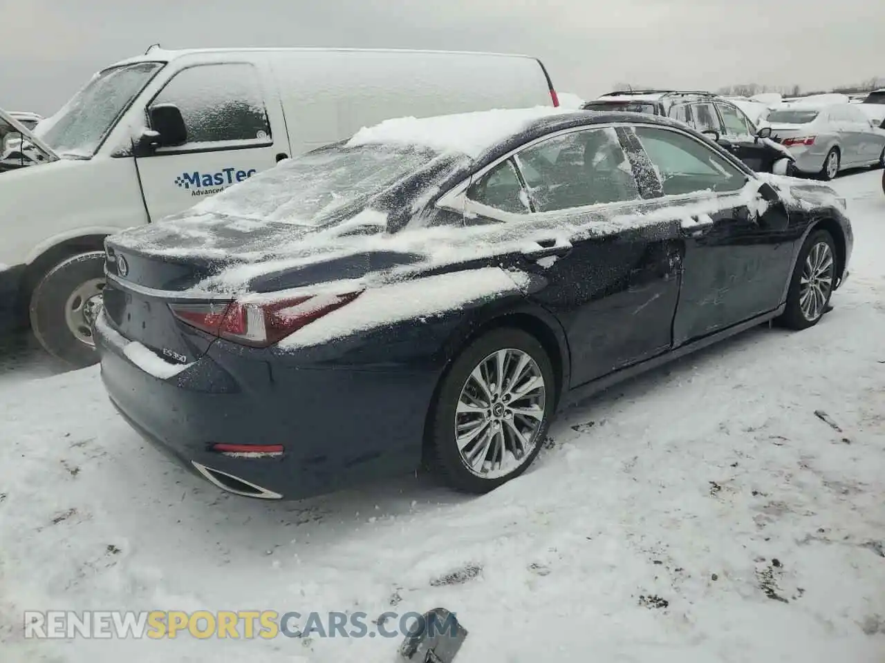 3 fotografías del automóvil dañado 58ABZ1B13KU046707 LEXUS ES350 2019