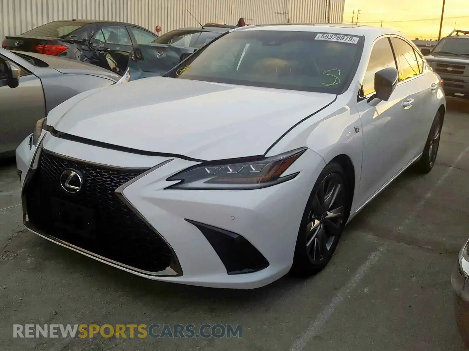 2 Photograph of a damaged car 58ABZ1B14KU021296 LEXUS ES350 2019