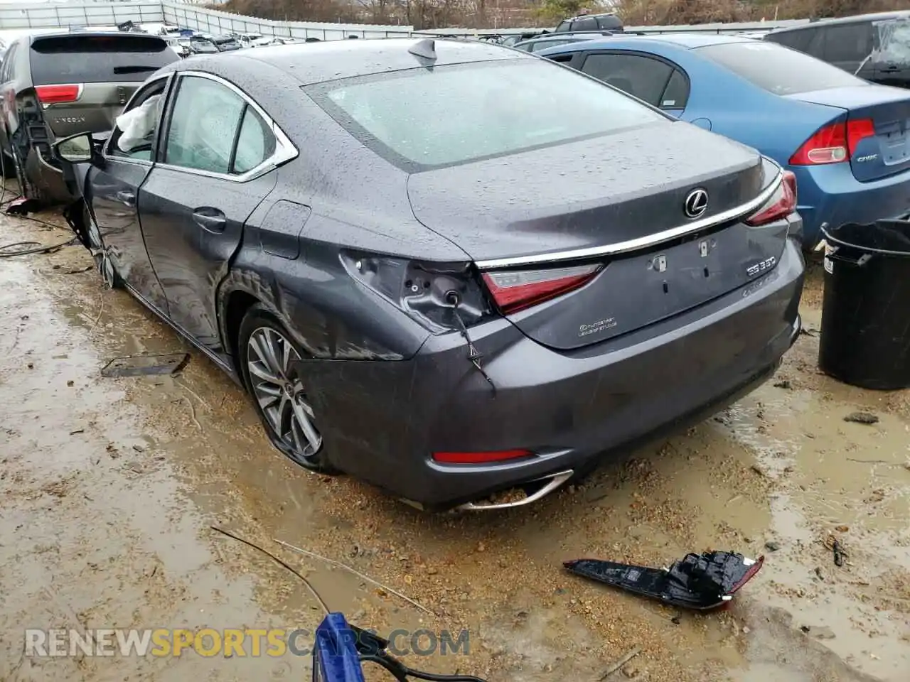 3 Фотография поврежденного автомобиля 58ABZ1B14KU048384 LEXUS ES350 2019