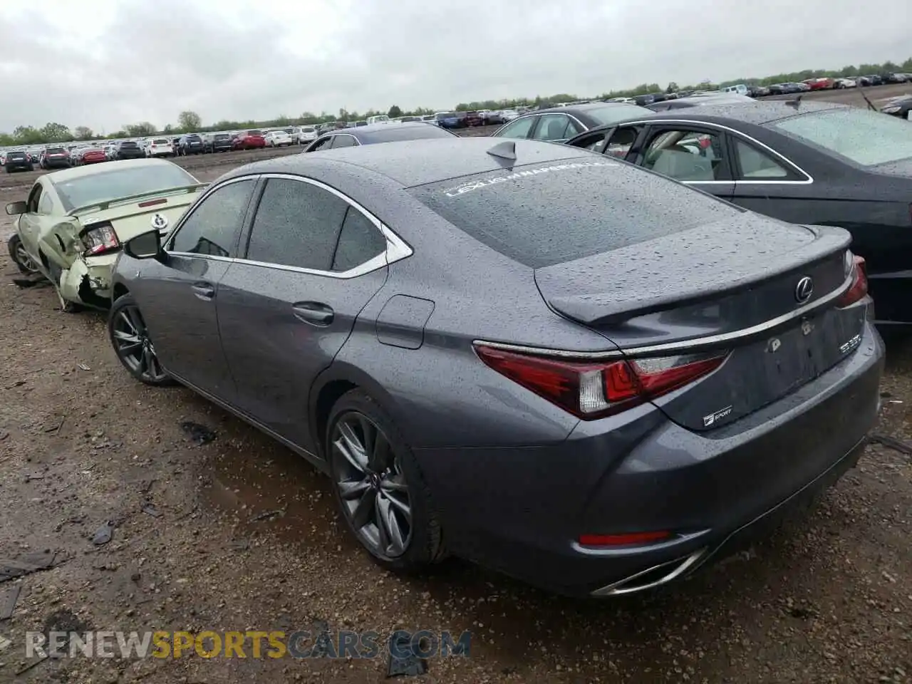 3 Photograph of a damaged car 58ABZ1B14KU050569 LEXUS ES350 2019