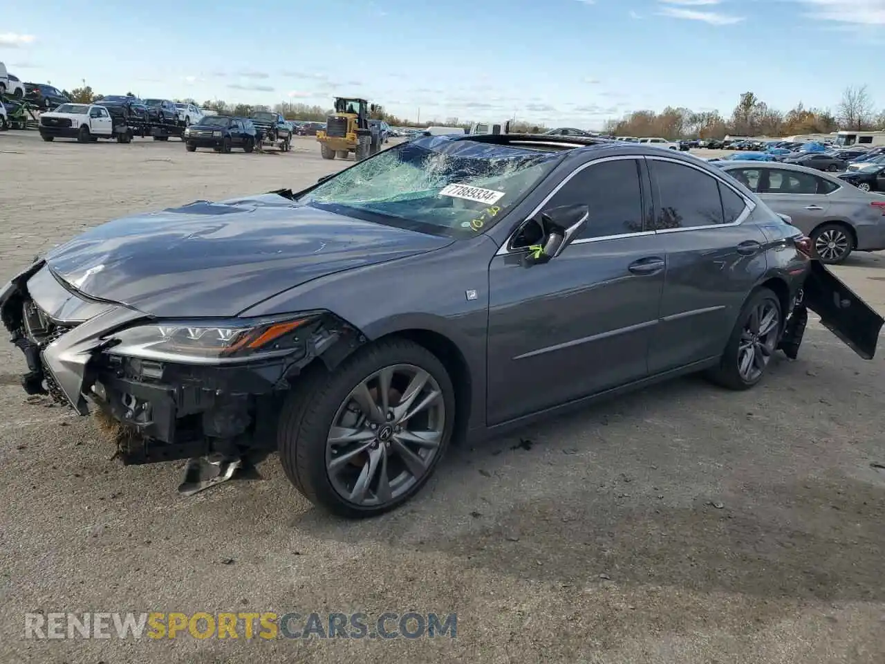 1 Photograph of a damaged car 58ABZ1B15KU012848 LEXUS ES350 2019
