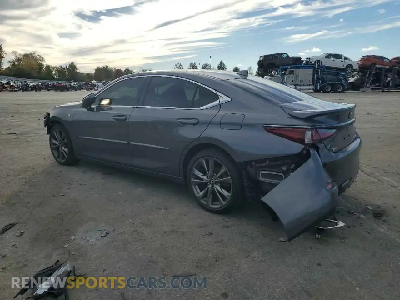 2 Photograph of a damaged car 58ABZ1B15KU012848 LEXUS ES350 2019