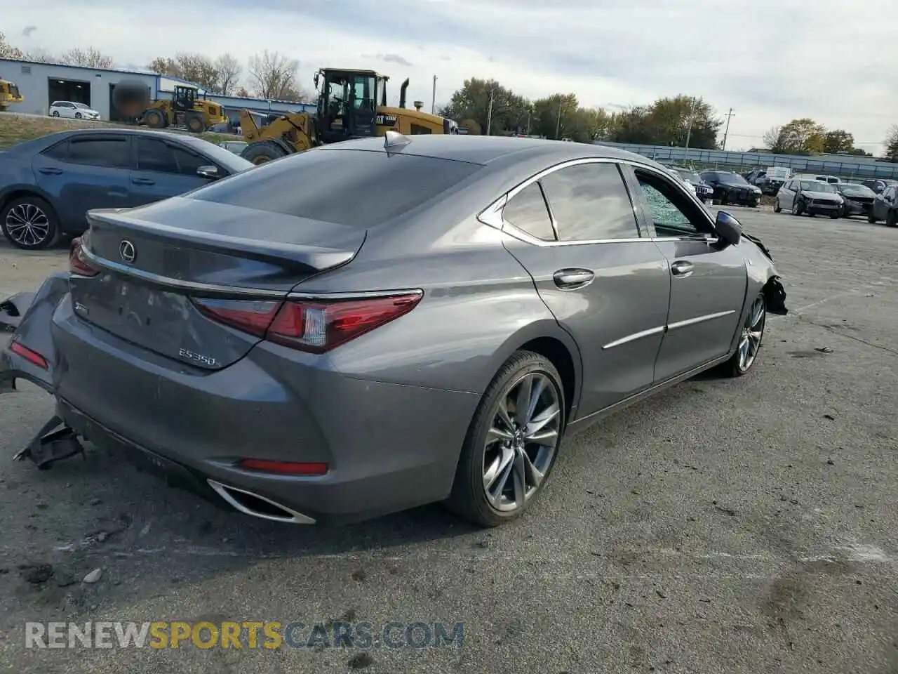 3 Photograph of a damaged car 58ABZ1B15KU012848 LEXUS ES350 2019