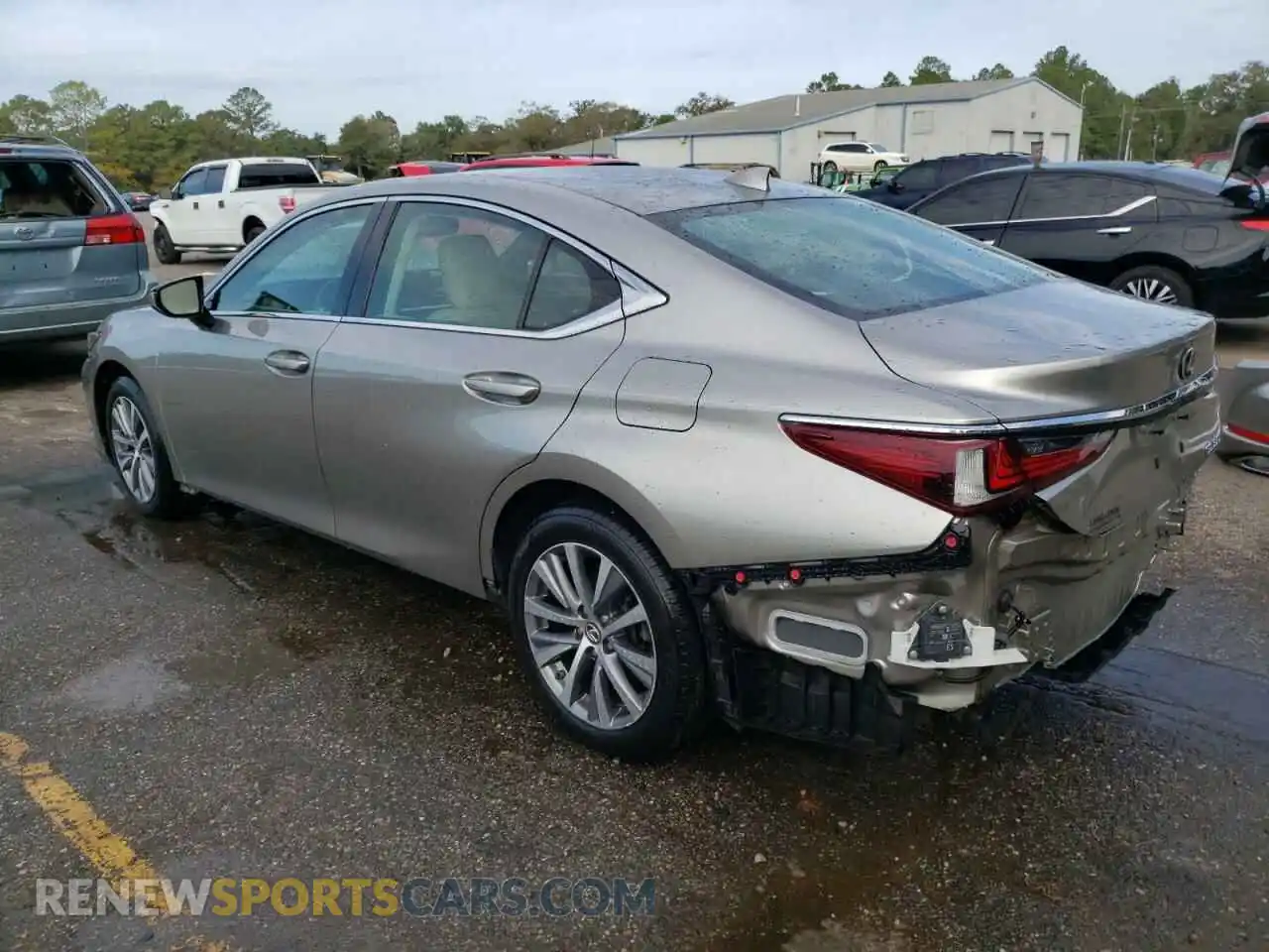 2 Photograph of a damaged car 58ABZ1B15KU014518 LEXUS ES350 2019