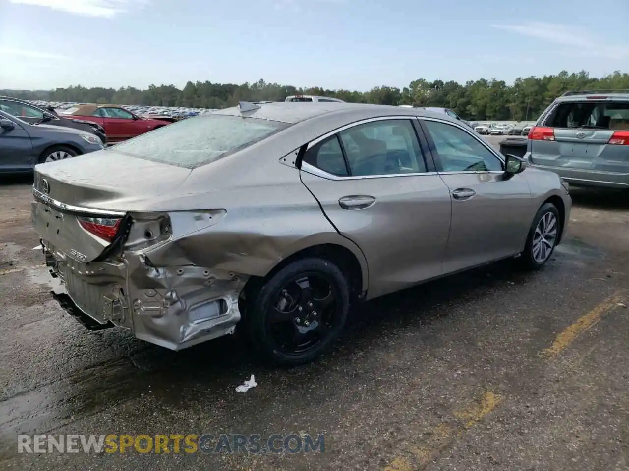 3 Photograph of a damaged car 58ABZ1B15KU014518 LEXUS ES350 2019